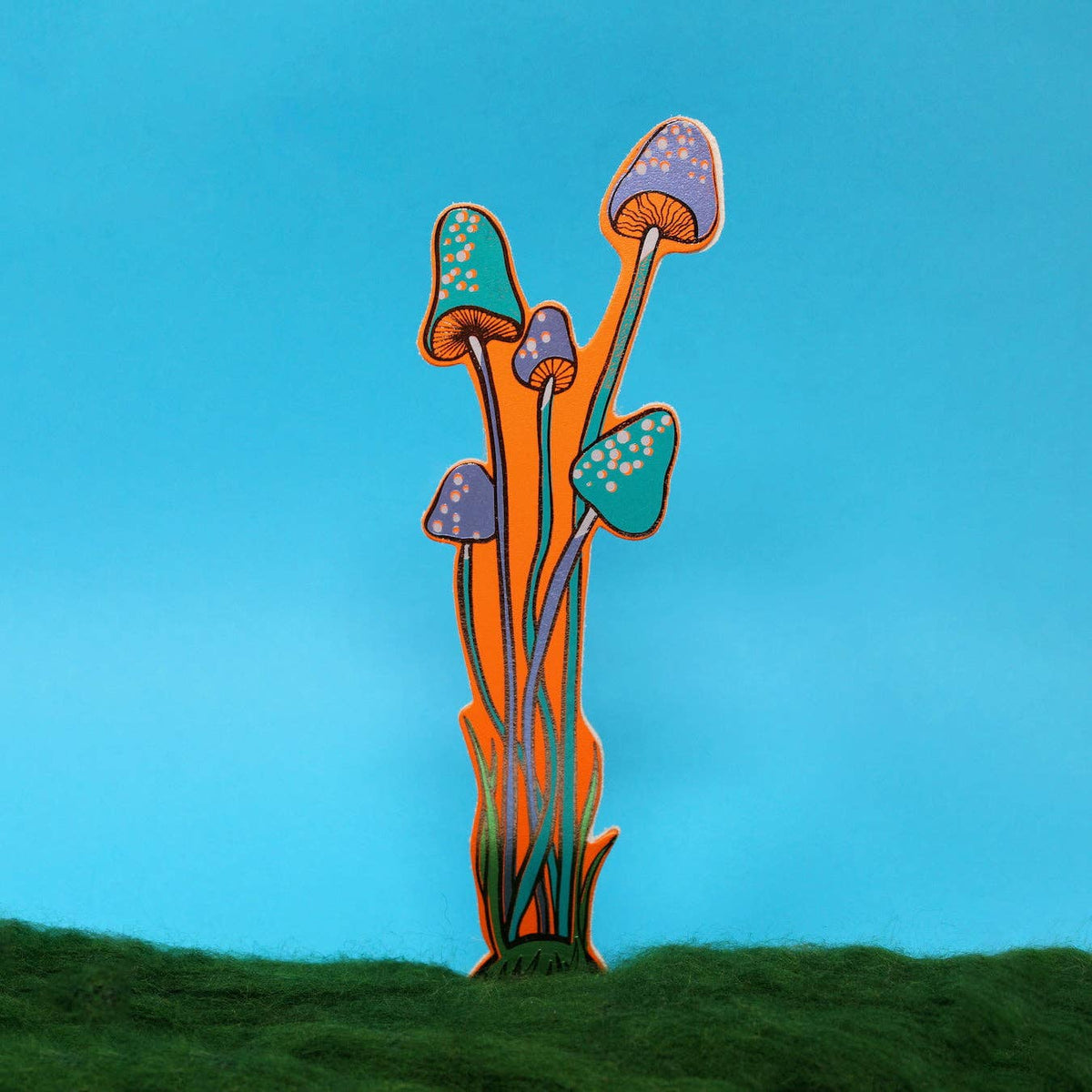 Mushroom Bookmark: Buttercup Yellow