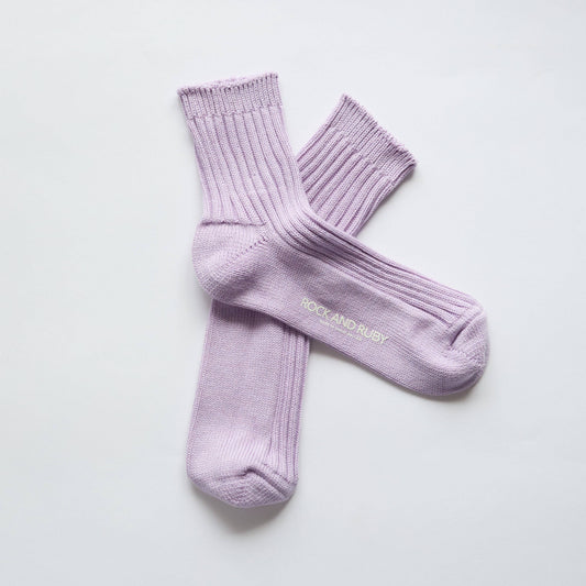 Lavender Sophie Cotton Socks