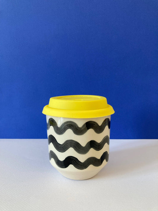 The Moment Cup - Triple Wave (Made to Order): Yellow