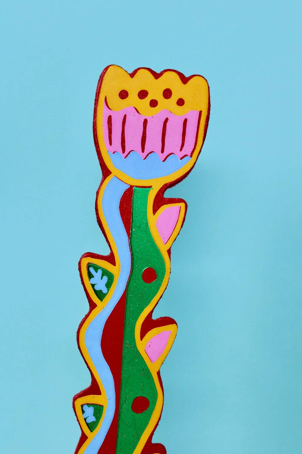 Tulip Bookmark: Red