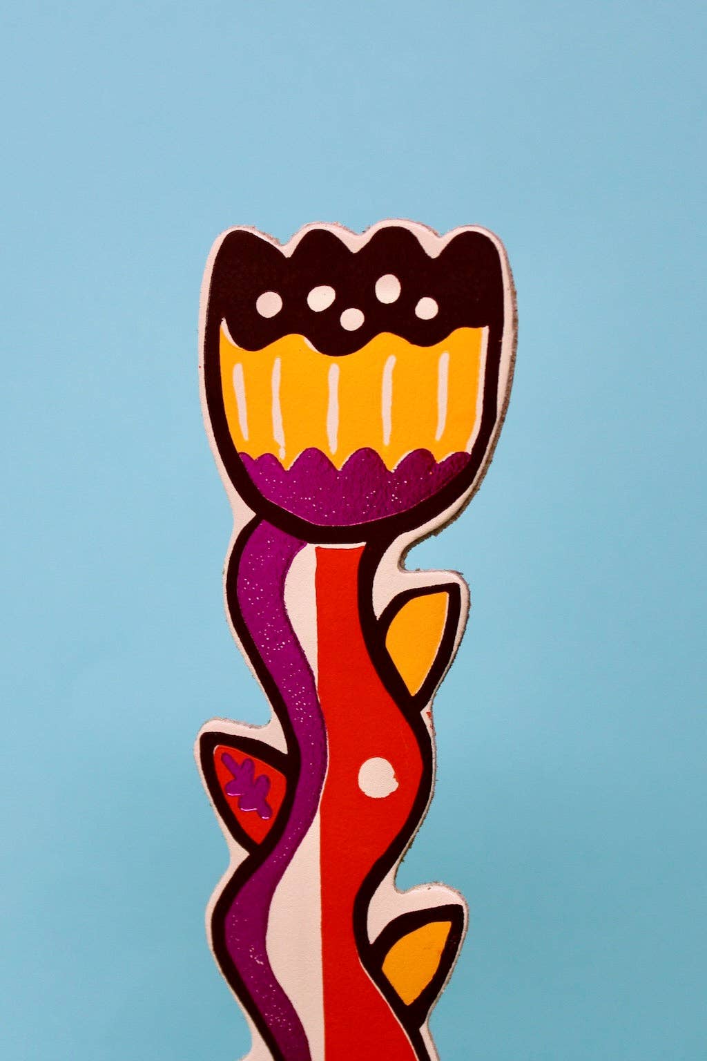 Tulip Bookmark: Red