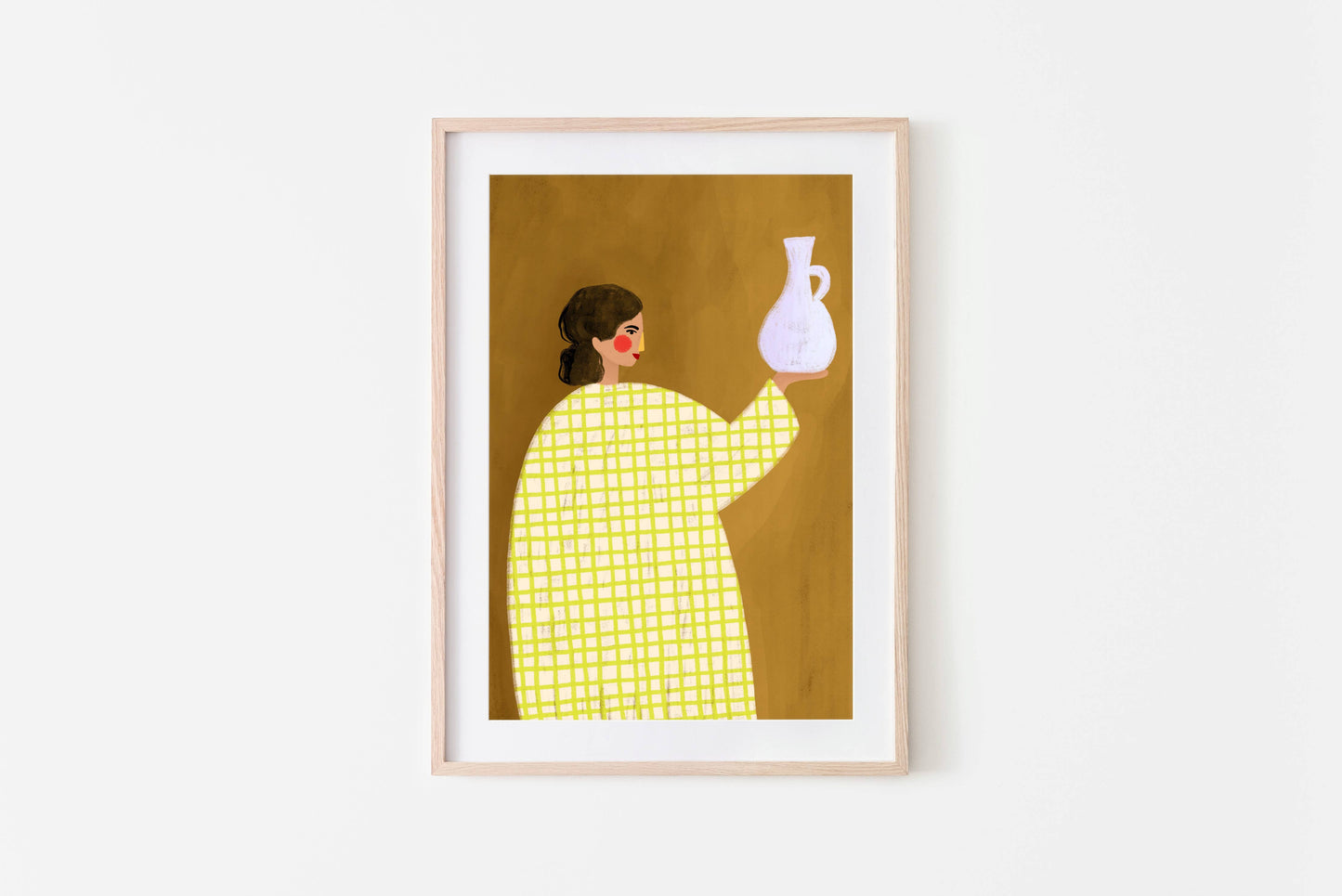 The Woman with the Vase - Art Print: A3