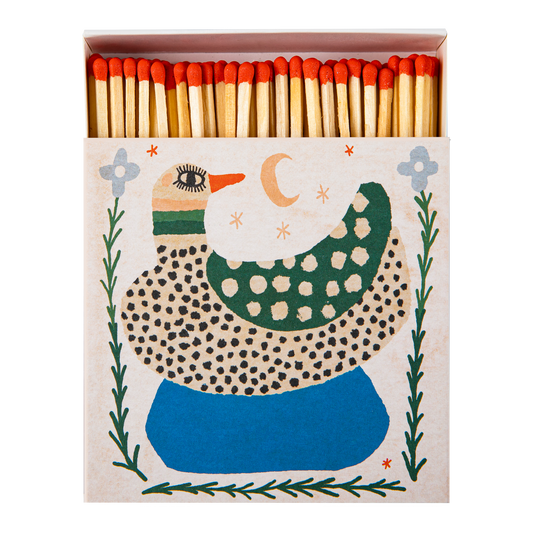 Spotted Duck | Square - Safety Matches