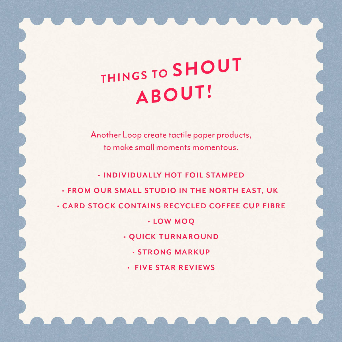 Happy Birthday Mini Card | Coffee Cup Card | Pink Hot Foil: No (Naked)