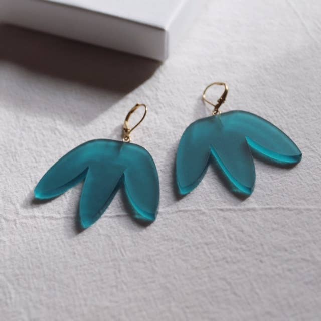 Midi Matisse Earrings: Green