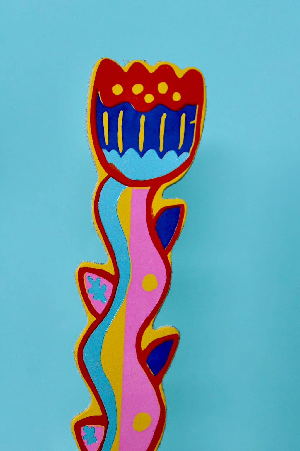 Tulip Bookmark: Red