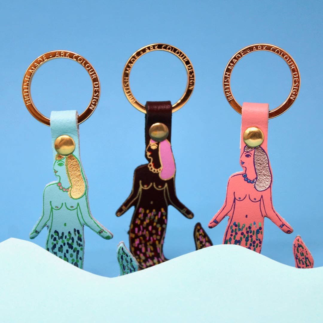 Mermaid Key Fob: Turquoise