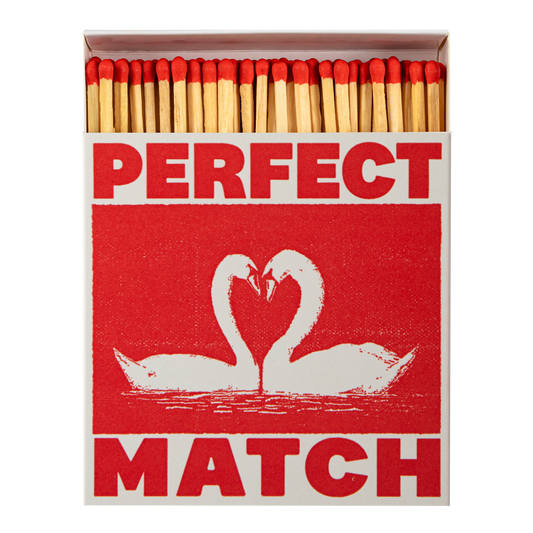 I Like You Swans | Square Matchboxes