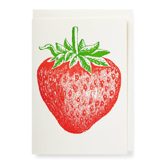 Strawberry | Single Notelet Card