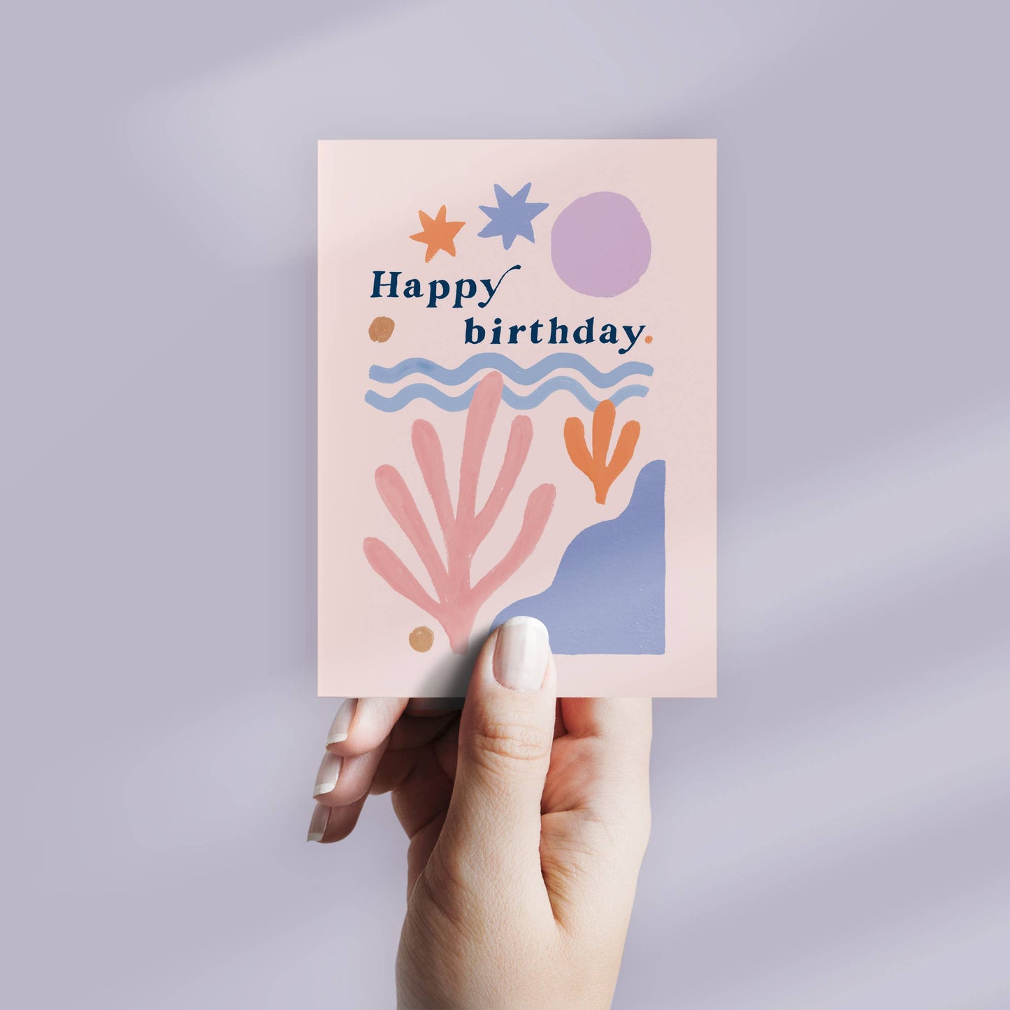 Abstract Shapes Birthday Card | Female Birthday Cards | Card