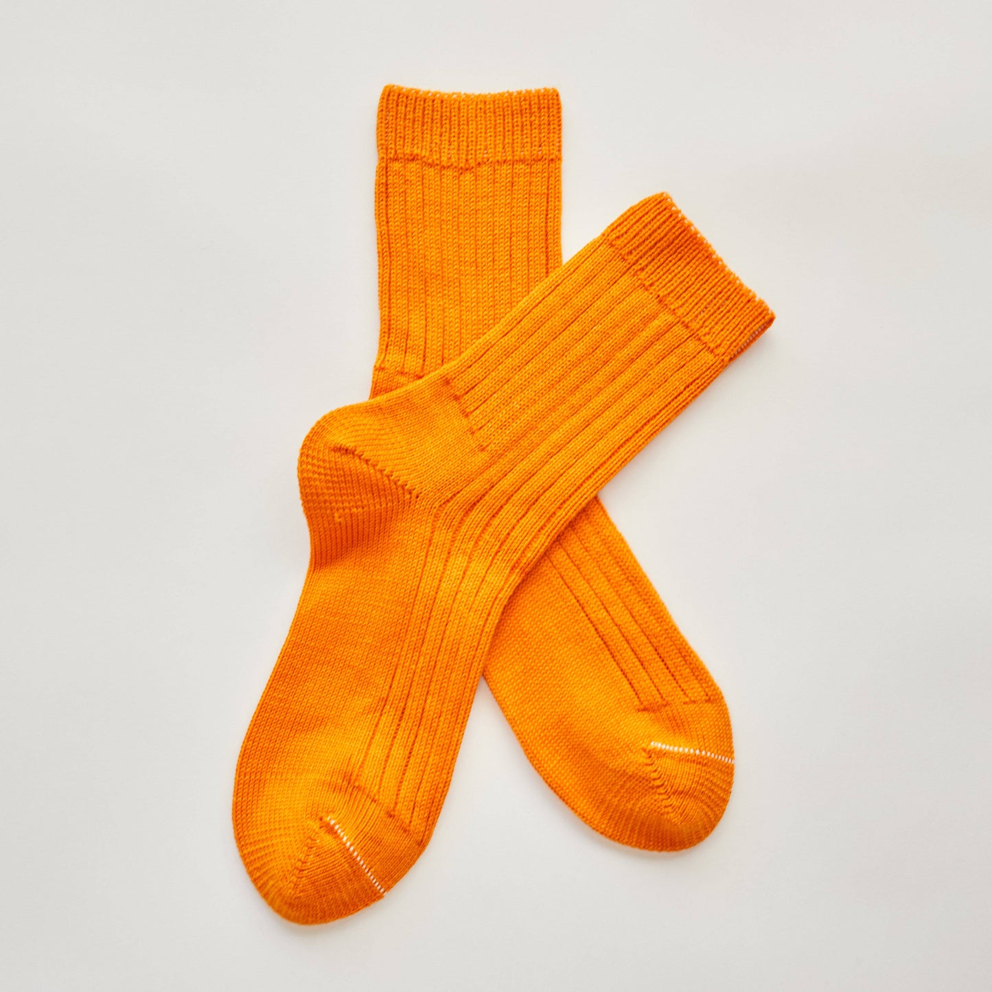 Orange Betsy Wool Socks: Small UK 4-7
