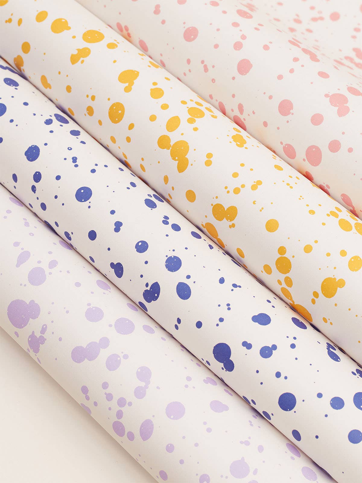 Blue Splatter Wrapping Paper Sheets | Splatterware Gift Wrap