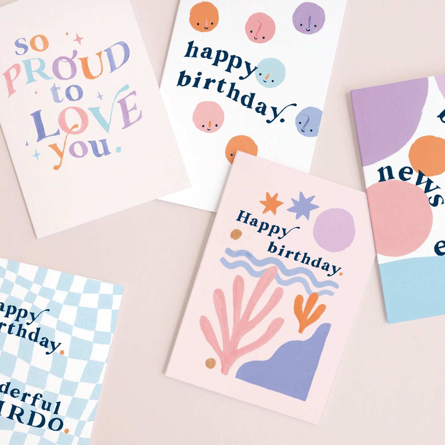 Abstract Shapes Birthday Card | Female Birthday Cards | Card