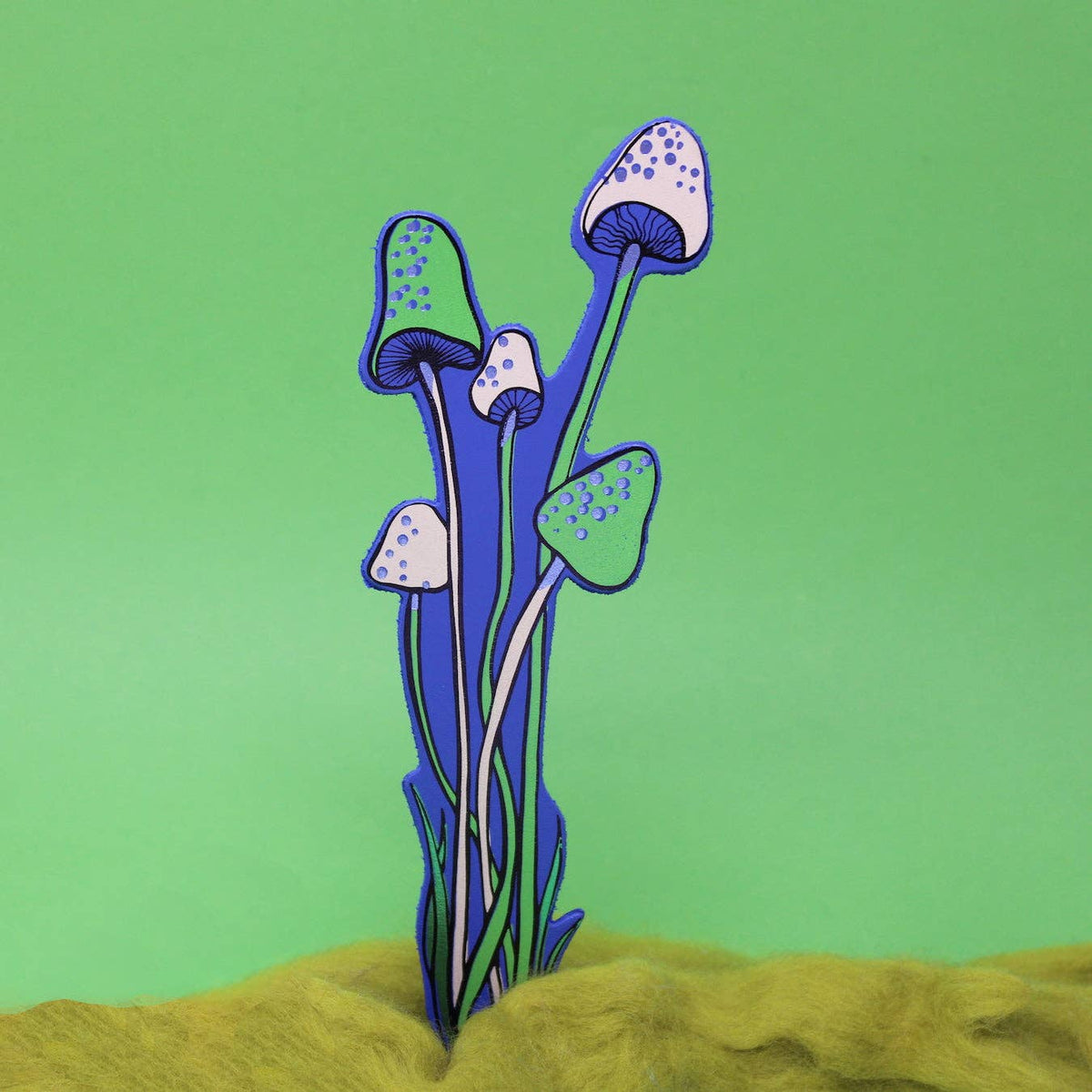 Mushroom Bookmark: Buttercup Yellow