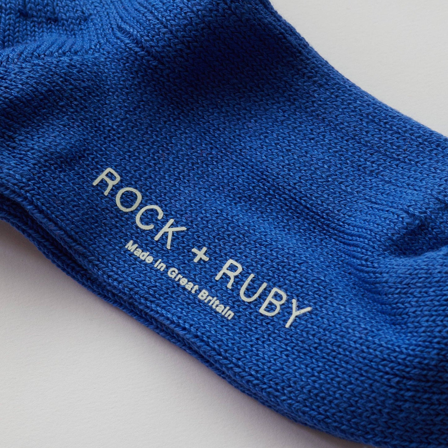 Cobalt Indigo Wyona Cotton Socks: Small UK 4-7