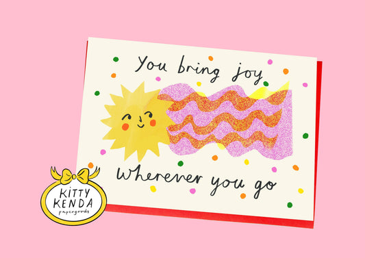You Bring Joy Star Greeting Card