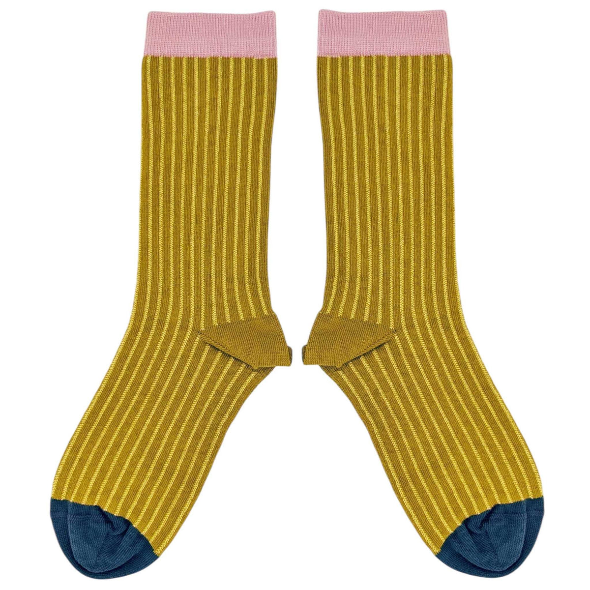 Women's Organic Cotton Crew Socks 2026: LARGE CHECK - RED/LIGHT PINK / 4-7 UK / 6.5-9.5 US