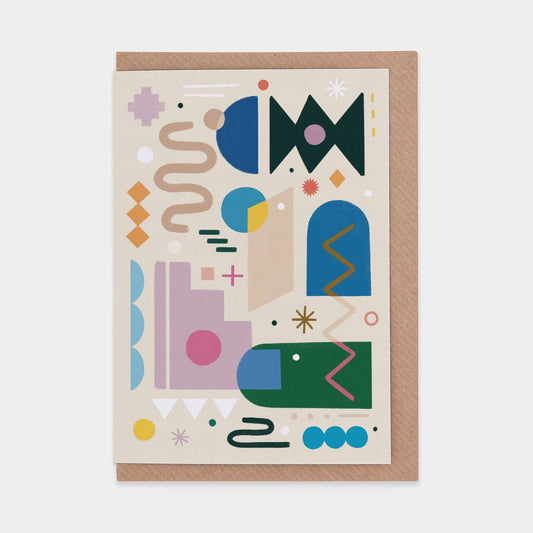 Celebration - White Greetings Card