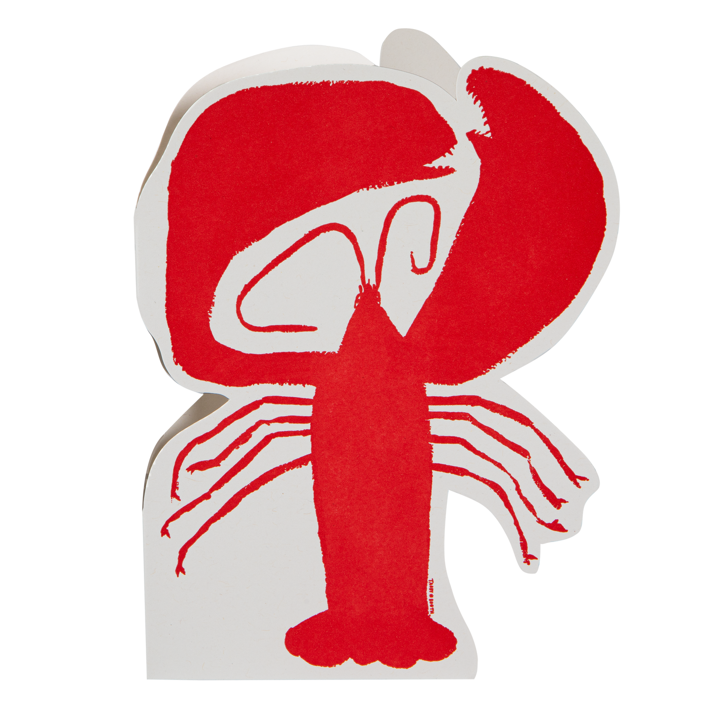 The Lobster | Letterpress Cards | Cut-out Cards