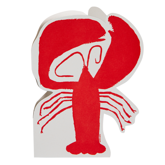 The Lobster | Letterpress Cards | Cut-out Cards