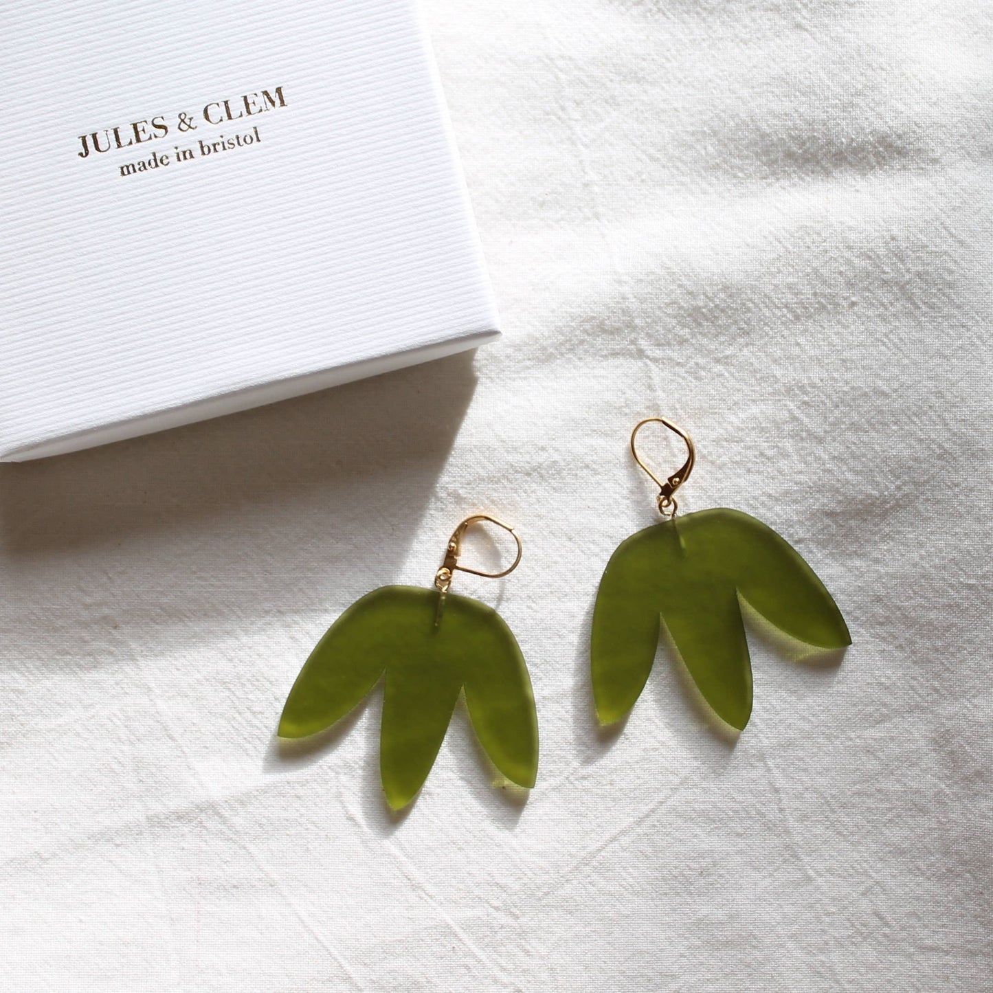 Midi Matisse Earrings: Green