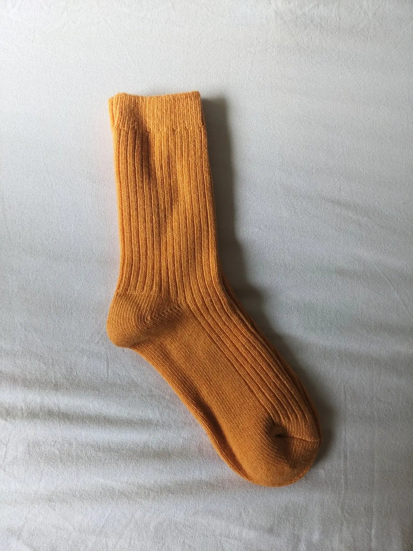 Merino Boot Socks: Cream Fleck
