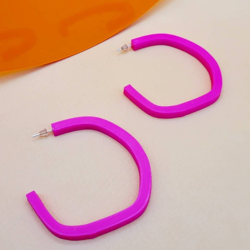 Irregular Hoops: Lavender