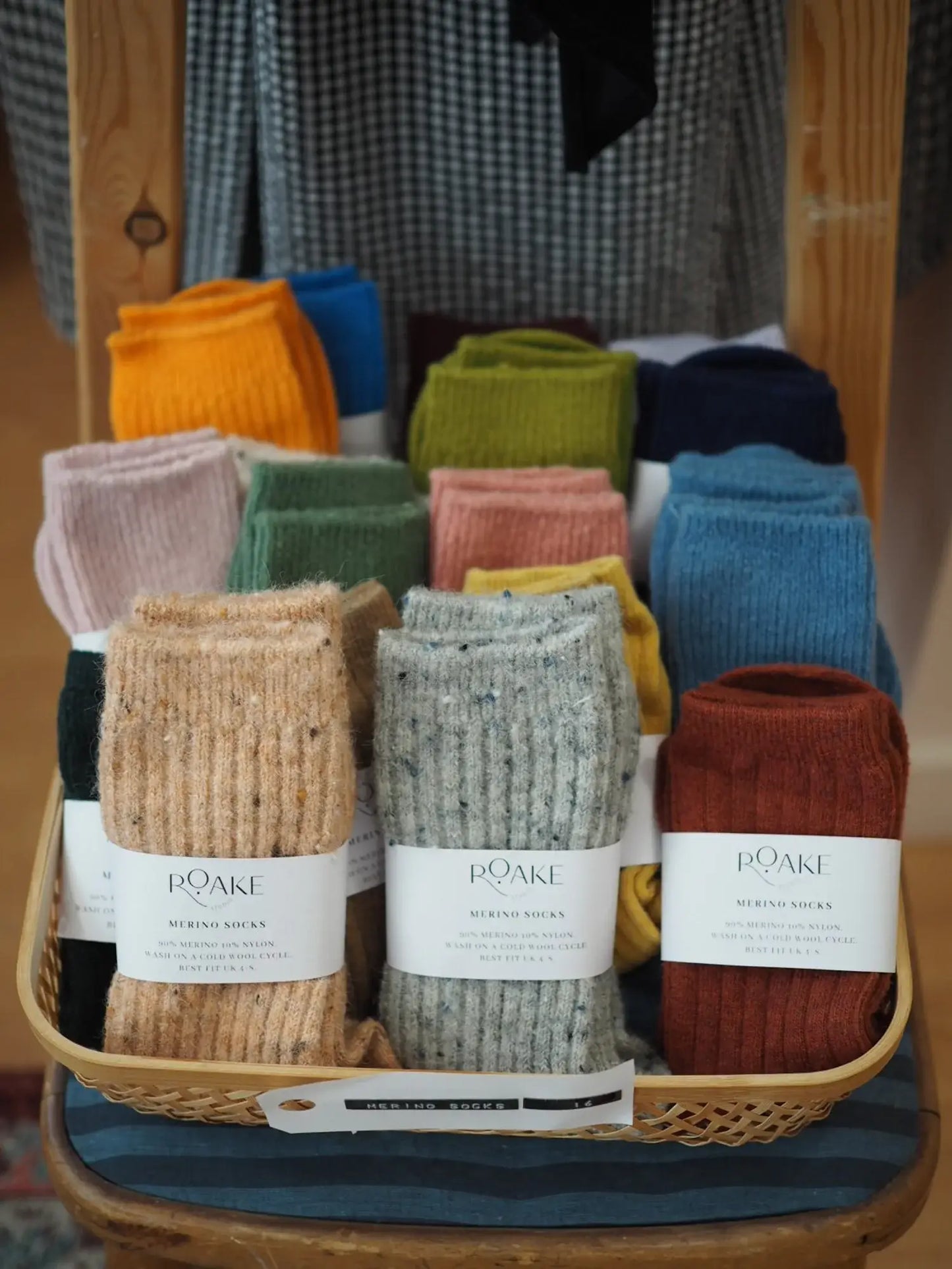 Merino Boot Socks: Cobalt