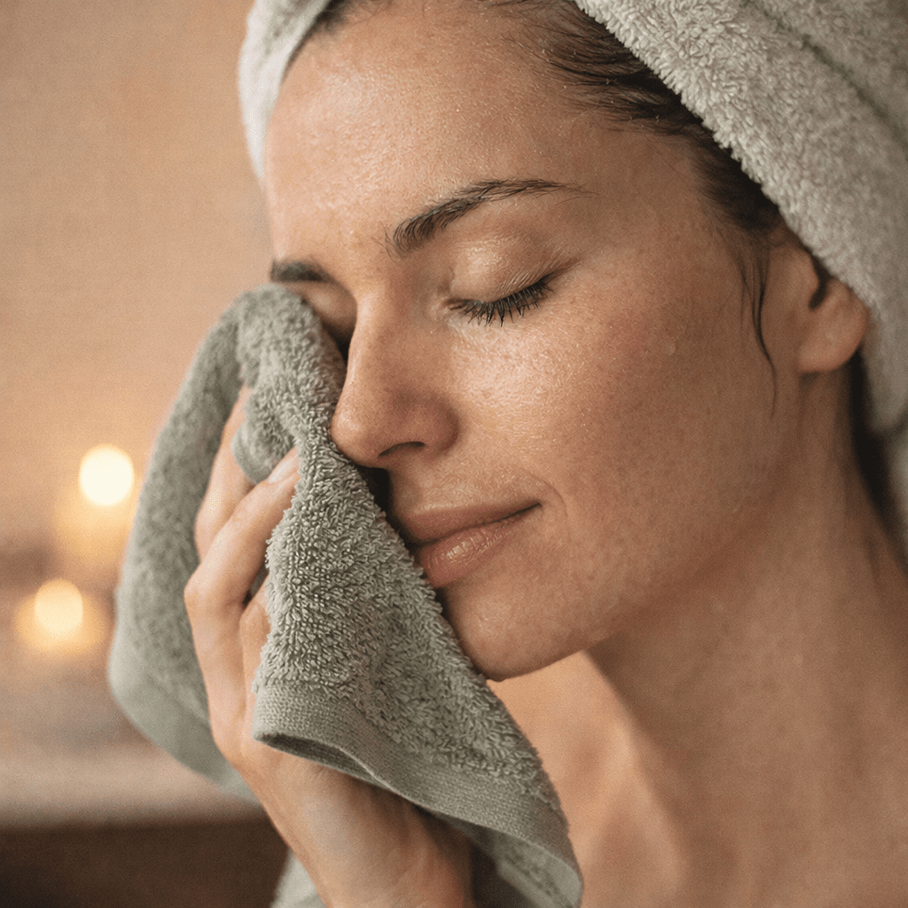 Re:gn Luxury Bamboo Face Cloths – Ultra-Soft - 3 Pack: Warm Oat