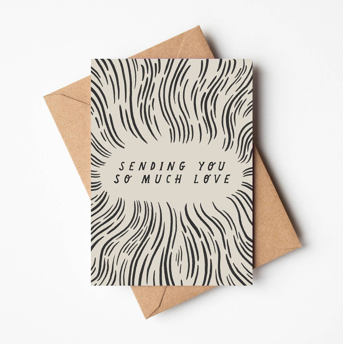 'Sending You So Much Love' Thoughtful Card: Naked