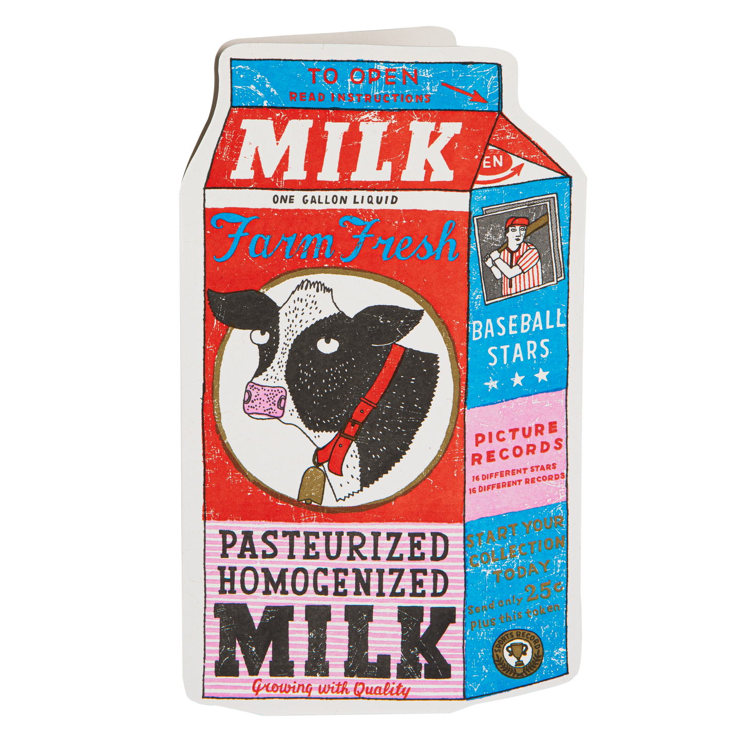 Milk Carton | Cut-Out - Greeting Card