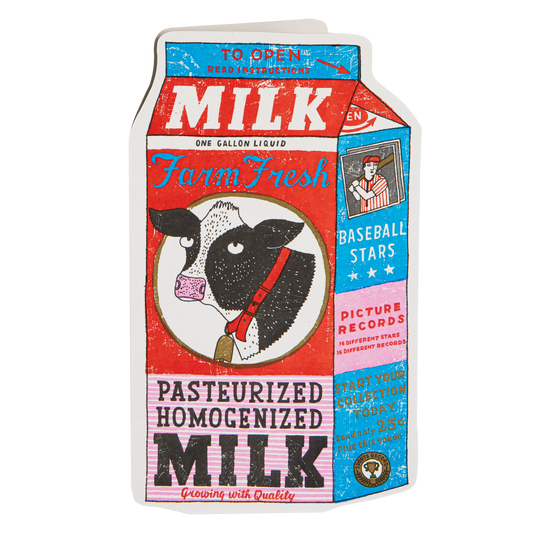 Milk Carton | Cut-Out - Greeting Card