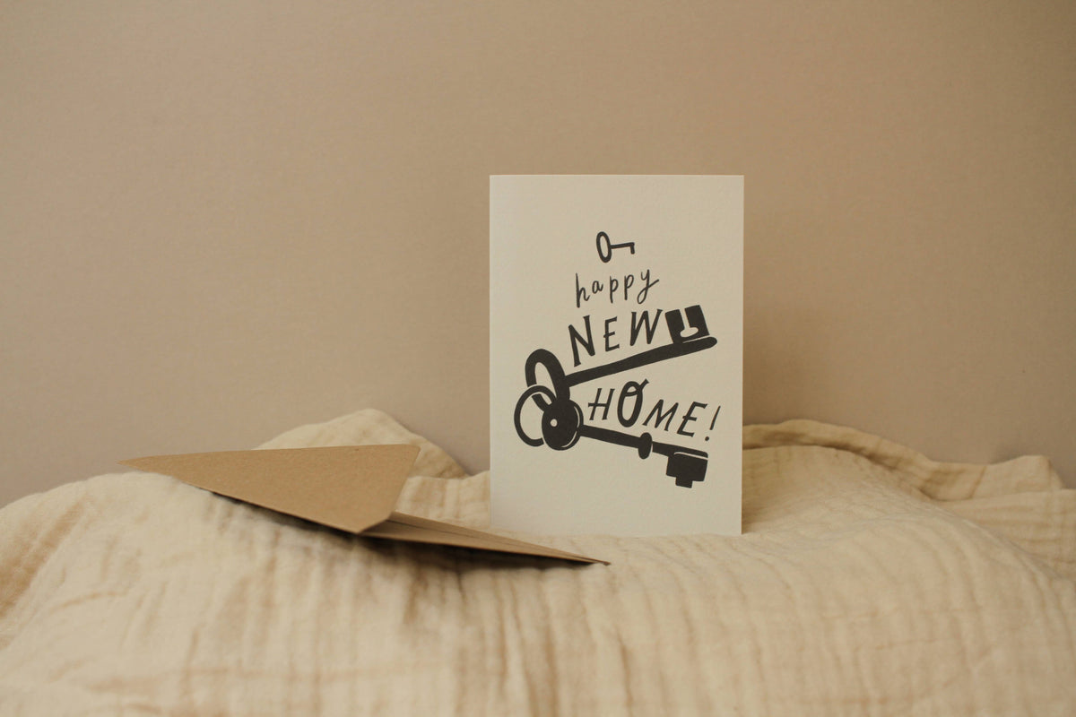'Happy New Home!' Moving House Card: Naked